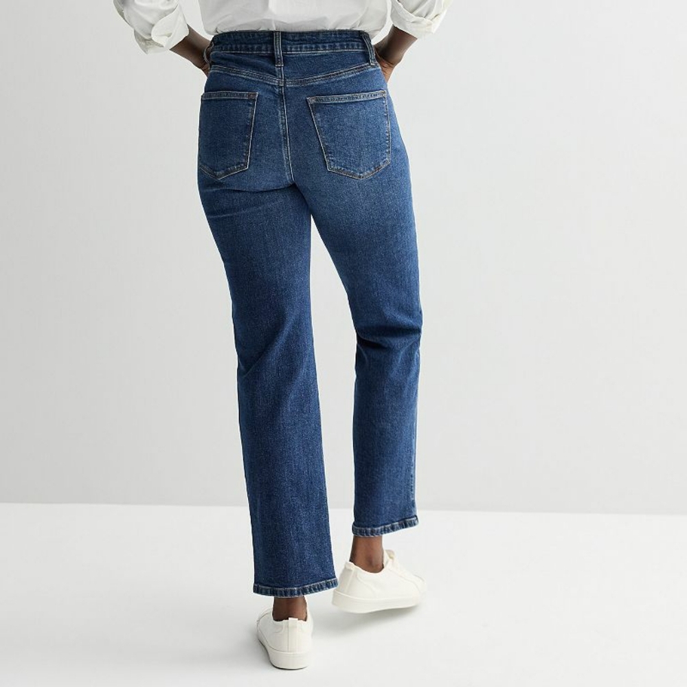 Sonoma High Rise Straight Jeans Dark Wash 12 Regular 12R - Picture 3 of 11